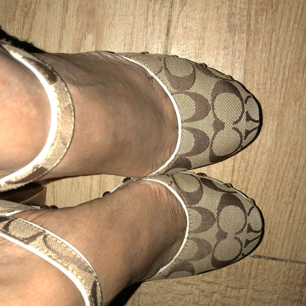 Coach Heels and Bag